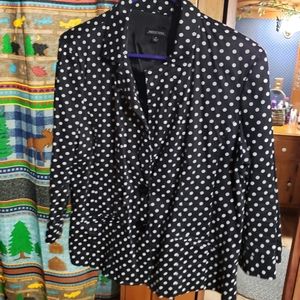 Notations 3/4 sleeve suit jacket